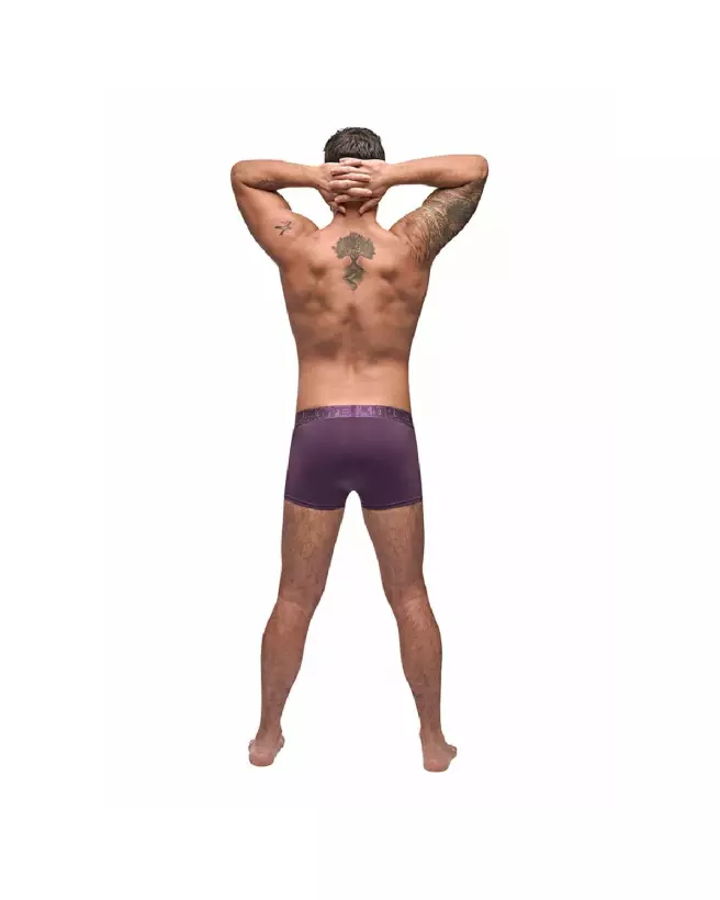 Image du Enhancer Short XL Eggplant de Male Power, jockstrap confortable et stylé-2