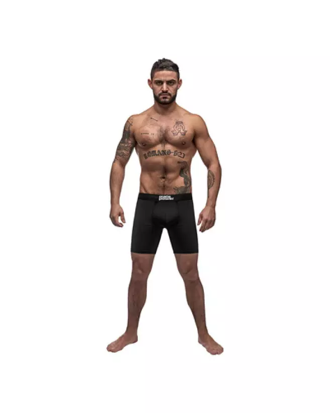 Image de Black Nite Long Short XL Jockstrap par Male Power, vêtement de sport masculin et confortable-1