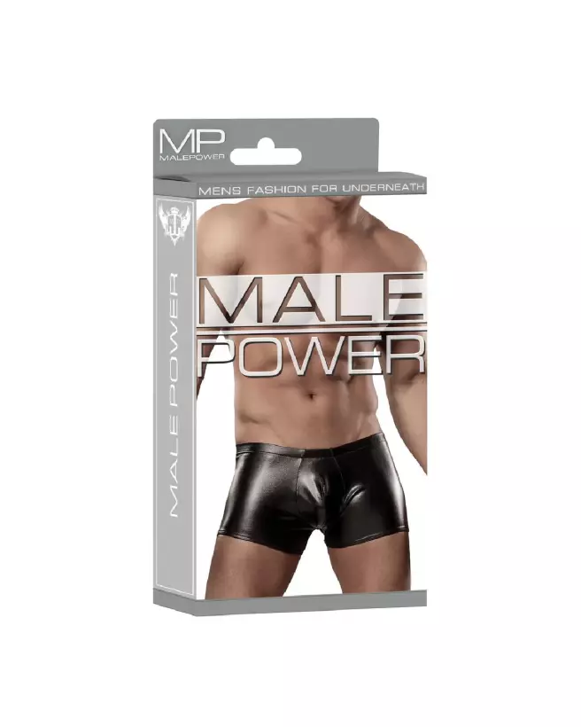 Male Power Black Zippered Shorts Size L Jockstraps Comfort Fit Secure Pockets-2