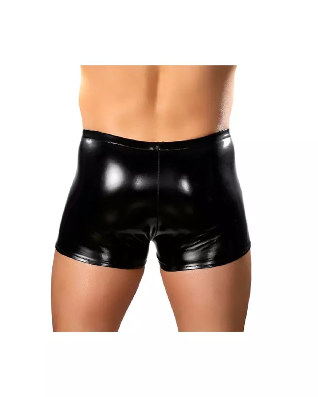 Male Power Black Zippered Shorts Size L Jockstraps Comfort Fit Secure Pockets-3