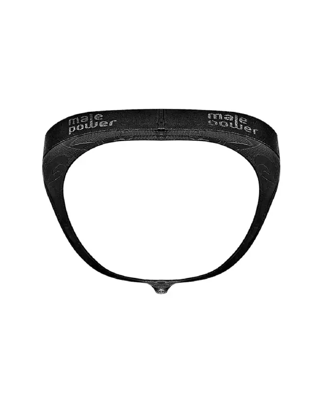 Jockstrap Moonshine Noir S/M par Male Power, sous-vêtement sportif et élégant-6