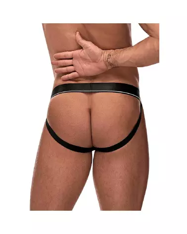 Image du Cock Ring Jock L/XL Noir par Male Power - Jockstrap élégant et confortable-4