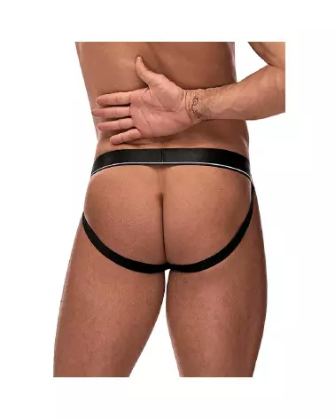 Cock Ring Jock S/M Noir par Male Power en lingerie masculine-3