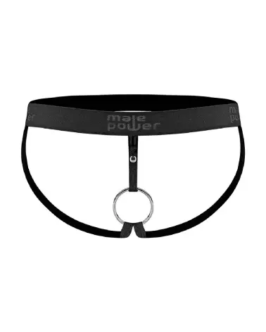 Image du Ring Jock M Black de Male Power, jockstrap sportif et élégant-5