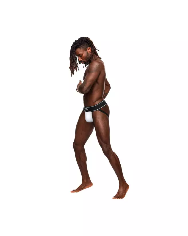 Jockstrap blanc Male Power taille L/XL pour confort et style sportif-2