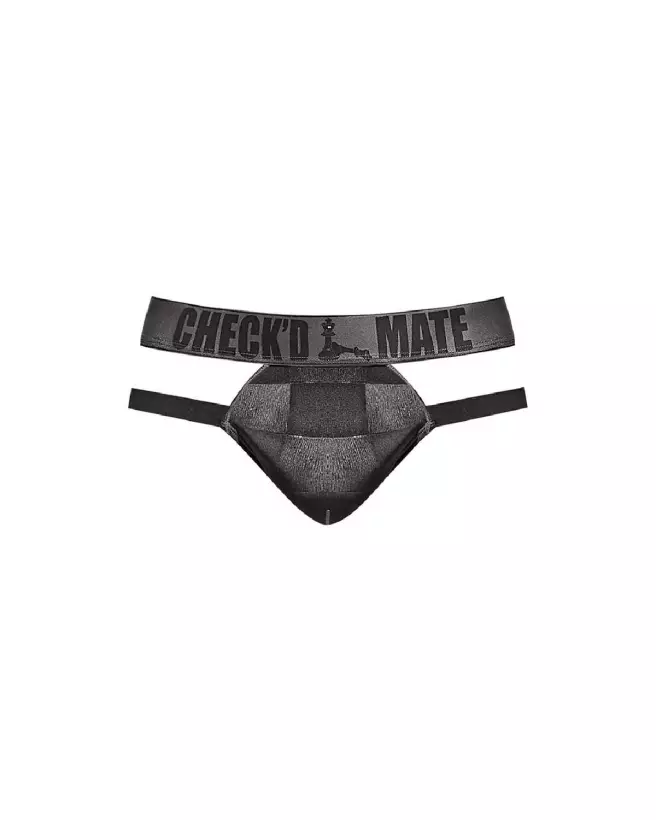 Photo Male Power Cut Out Jock L/XL, jockstrap noir confortable et stylé-6