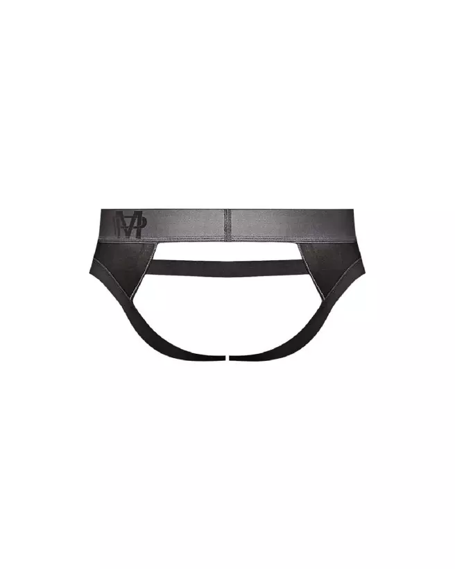 Photo Male Power Cut Out Jock L/XL, jockstrap noir confortable et stylé-7