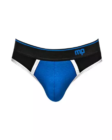 Image du Panel Jock L/XL Black/Blue de Male Power, Jockstrap confortable et stylé-4