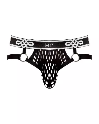 Image Jock Ring S/M Noir Male Power - Jockstrap élégant et confortable-5