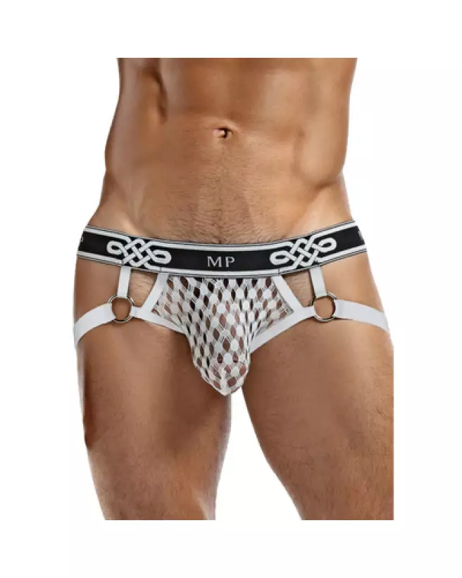 Jock Ring L/XL Blanc Male Power - Jockstrap Confortable et Élégant-1