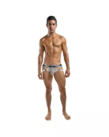 Image Jock Ring S/M Blanc Male Power - Jockstrap confortable et stylé-3