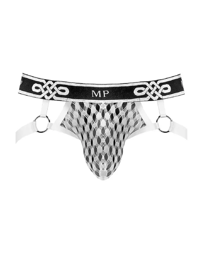 Image Jock Ring S/M Blanc Male Power - Jockstrap confortable et stylé-5