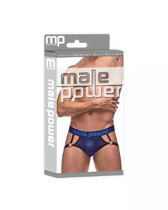 Image du Jock Ring Navy S/M par Male Power, jockstrap élégant et confortable-2