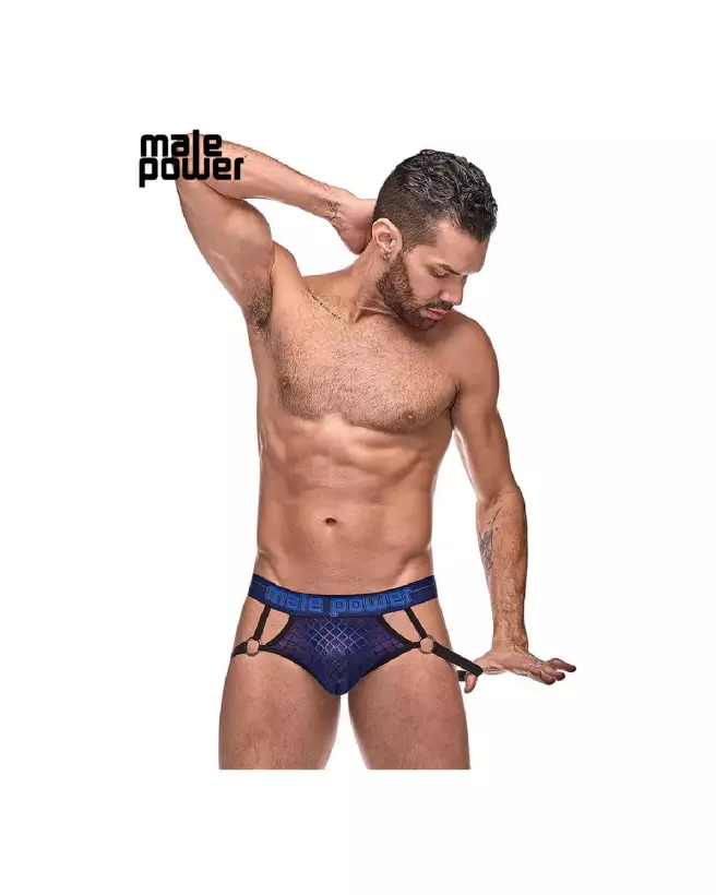 Image du Jock Ring Navy S/M par Male Power, jockstrap élégant et confortable-3