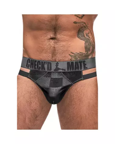 Cutout Thong S/M Black de Male Power - Jockstrap élégant et confortable-1