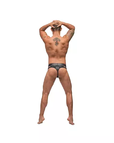 Cutout Thong S/M Black de Male Power - Jockstrap élégant et confortable-5