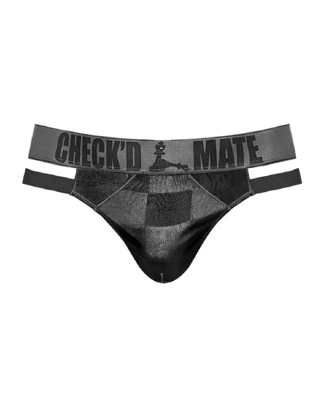Cutout Thong S/M Black de Male Power - Jockstrap élégant et confortable-6