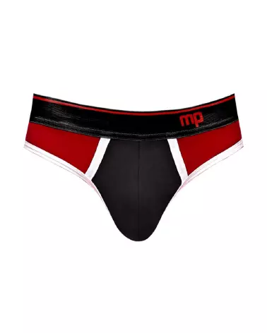 Image du Panel Thong Male Power noir et rouge taille L/XL-5