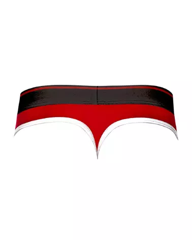 Image du Panel Thong Male Power noir et rouge taille L/XL-7