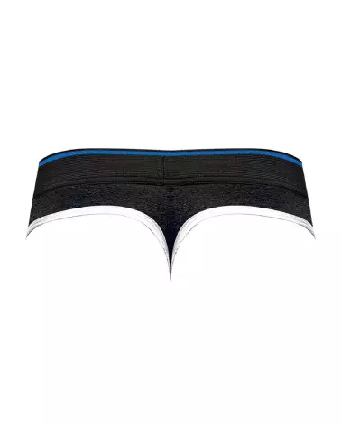 Image du Panel Thong Jockstrap S/M Noir et Bleu par Male Power-7