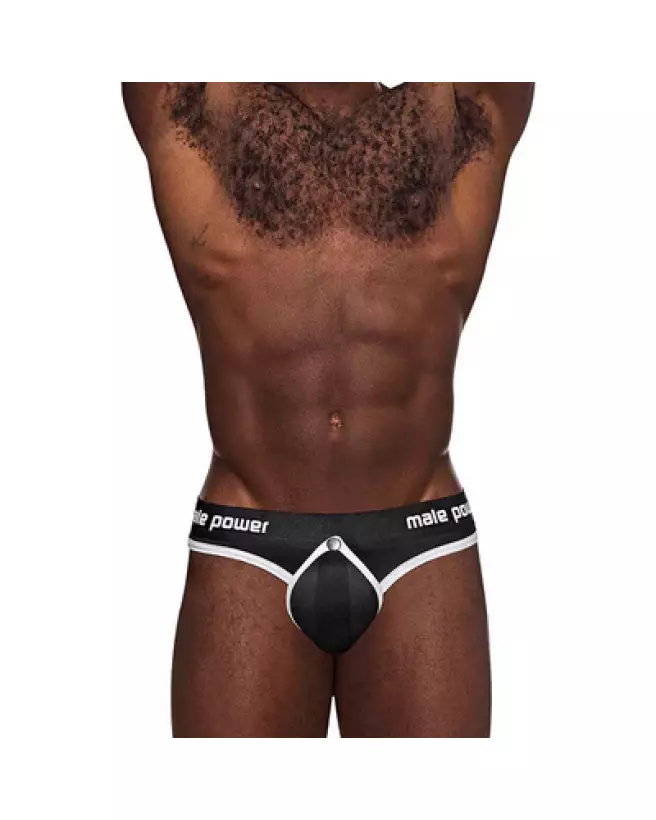 Thong Jockstrap Noir Taille S/M par Male Power-1