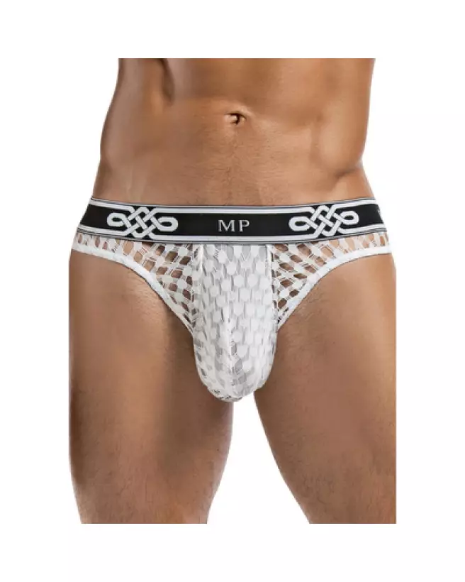 Image du Jockstrap Lo Rise Thong blanc taille S/M par Male Power-1