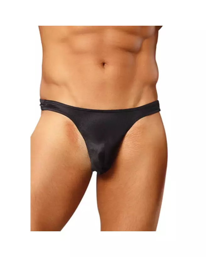 Image Bong Thong Noir L/XL de Male Power, Jockstrap élégant et confortable-1