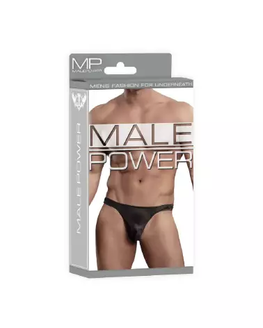 Image Bong Thong Noir L/XL de Male Power, Jockstrap élégant et confortable-2