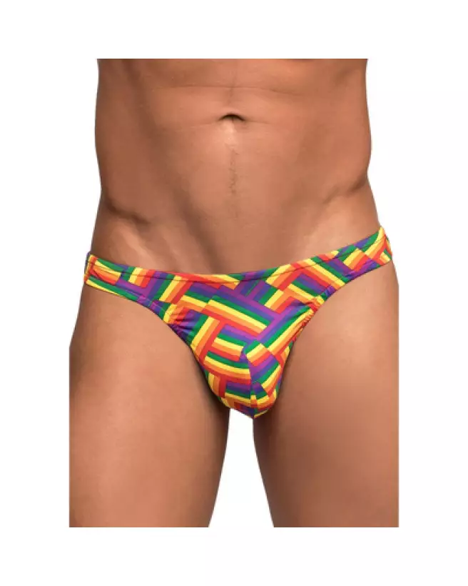 Image du Bong Thong Pride S/M par Male Power, jockstrap coloré et confortable-1