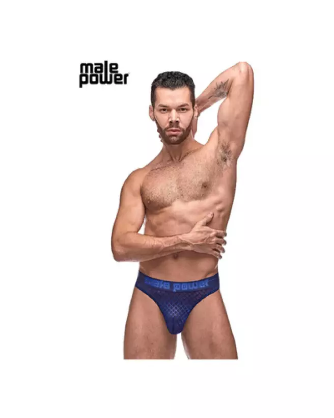 Photo du Bong Thong Jockstrap Navy S/M par Male Power, sous-vêtement masculin élégant-1