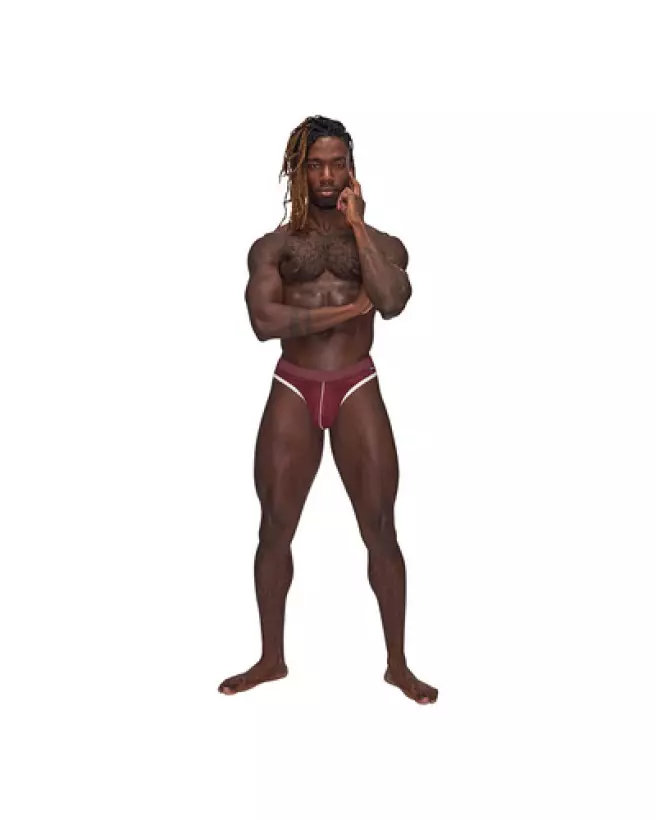 Image du Jockstrap Sport Mesh Thong Male Power taille L/XL, conçu pour confort et style en activités sportives-1