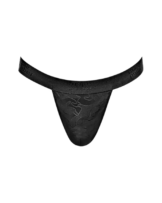 Micro G-String V noir S/M par Male Power, jockstrap élégant et confortable-5