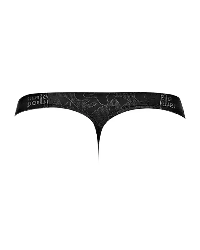 Micro G-String V noir S/M par Male Power, jockstrap élégant et confortable-6