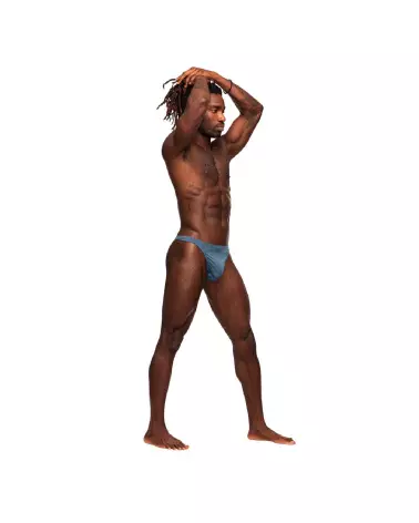 Image du Bong V Thong bleu taille S/M par Male Power, jockstrap élégant et confortable-2
