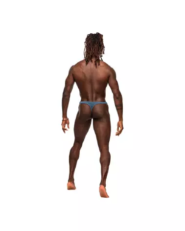 Image du Bong V Thong bleu taille S/M par Male Power, jockstrap élégant et confortable-3