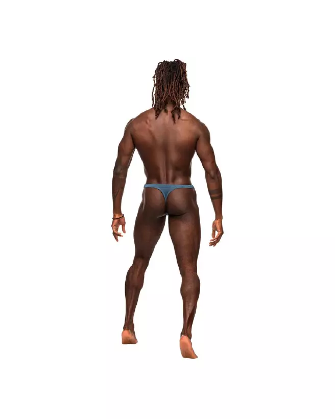 Image du Bong V Thong bleu taille S/M par Male Power, jockstrap élégant et confortable-4