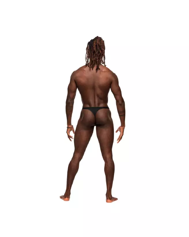 Image Micro V Thong Noir S/M Male Power - Jockstrap Homme Sexy-5