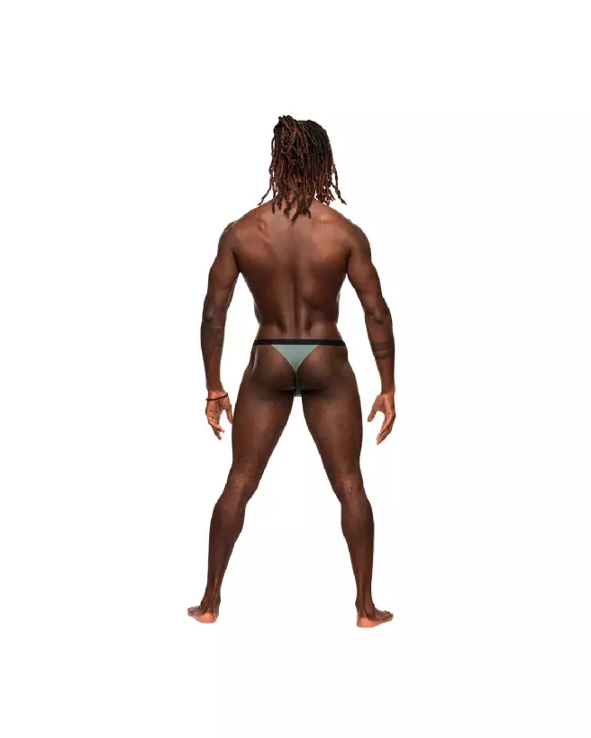 Photo du Micro V Thong Jade L/XL par Male Power, style jockstrap élégant-2