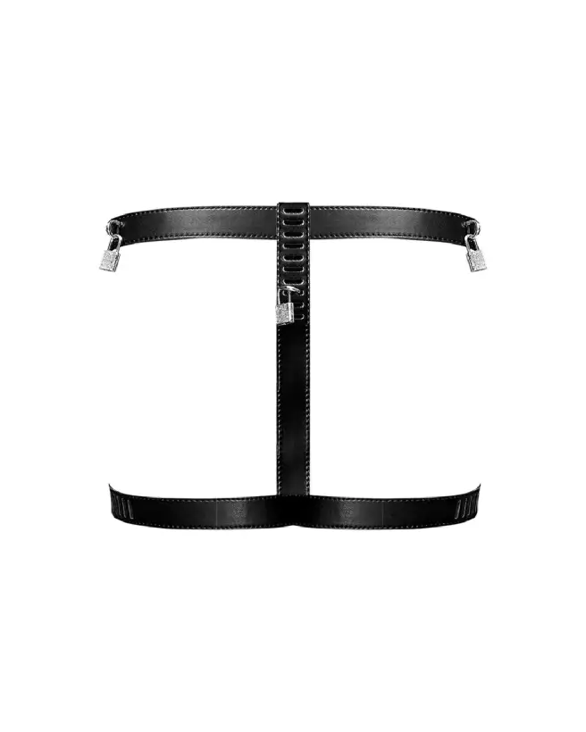 Scorpio Chastity Thong Black Leather by Male Power-4