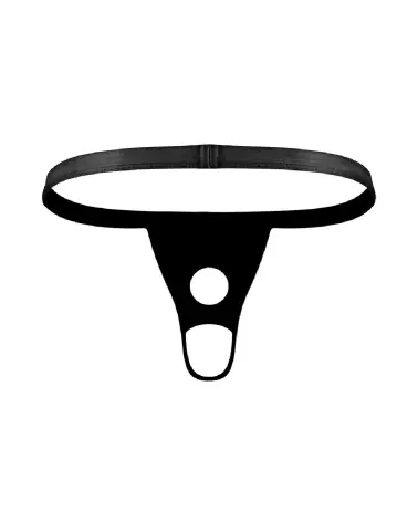 Photo de Jockstrap Appolo Power Sock noir S/M par Male Power, avec découpe ronde et dos ouvert-6