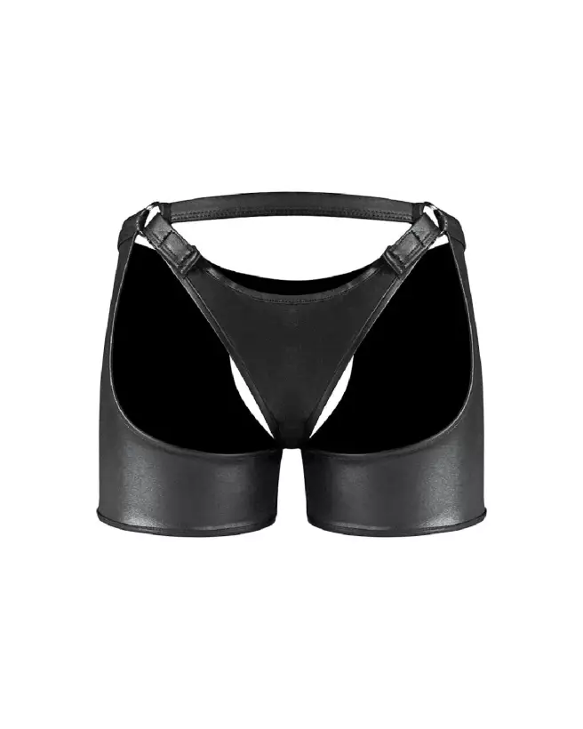 Shorts Poseidon Male Power noirs L/XL avec string amovible et ouverture à l'entrejambe-7