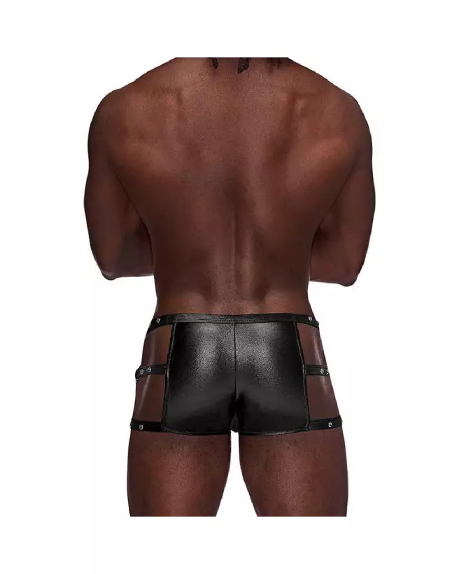 Photo de Vulcan Cut Out Cage Short Noir S/M par Male Power pour chasteté-2