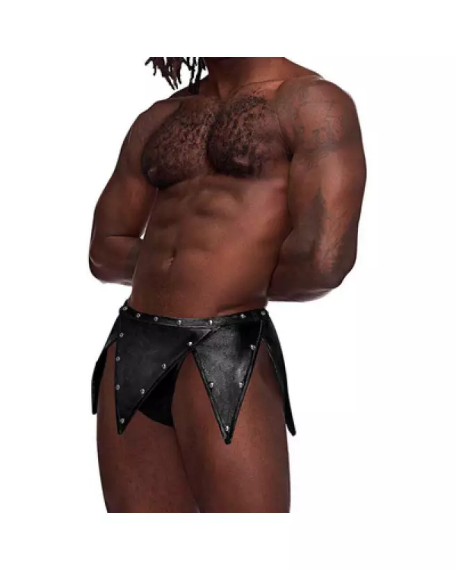 Eros Gladiator Kilt Black L/XL by Male Power-1