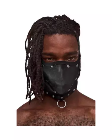 Masque Triton Male Power ajustable avec anneau frontal en noir-1