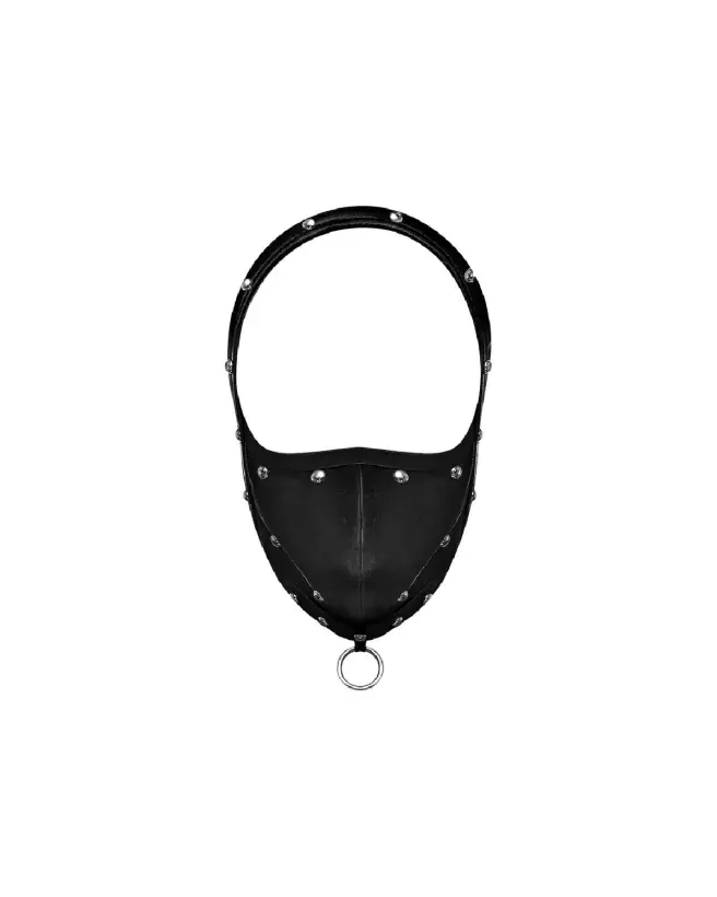 Masque Triton Male Power ajustable avec anneau frontal en noir-3