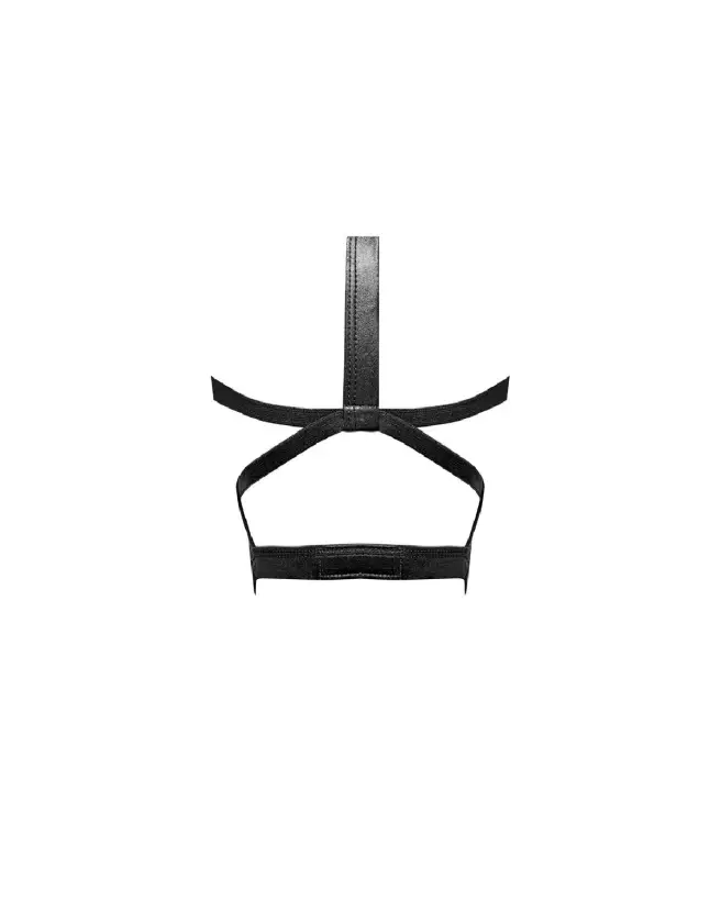 Masque Triton Male Power ajustable avec anneau frontal en noir-5