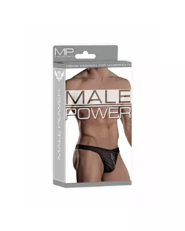 Image du Zipper Thong L/XL noir Male Power, jockstrap élégant et sexy-2