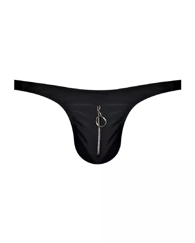 Image du Zipper Thong L/XL noir Male Power, jockstrap élégant et sexy-6