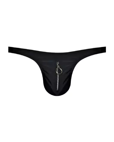 Zipper Thong S/M Black de Male Power, Jockstrap élégant et sexy-6