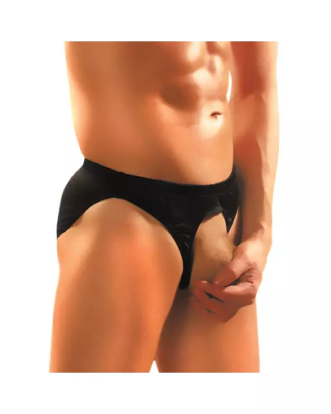 Image du Jockstrap Noir Sans Poche Male Power Taille Unique-1